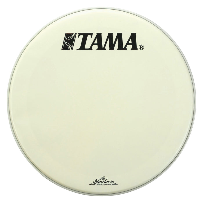 Tama 24" Coated White Bass Drum Front Head w/ Starclassic Logo