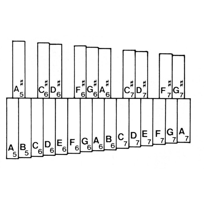 Musser Replacement Bar for a M2041 Glockenspiel - F6