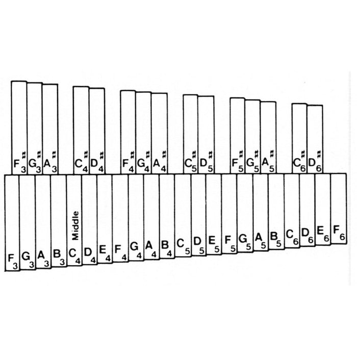 Musser Replacement Bar for a M61 Marimba - C#4