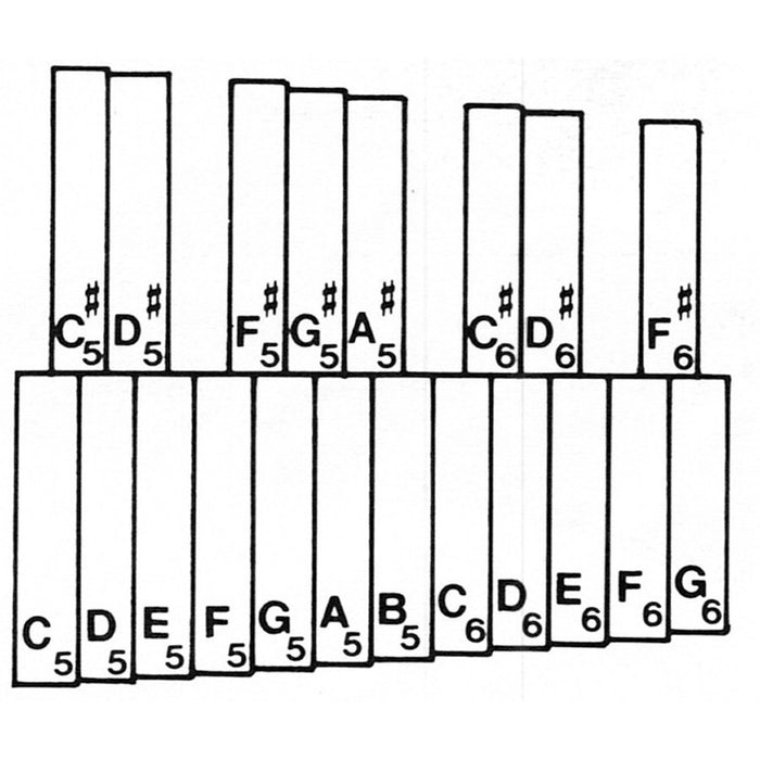 Musser Replacement Tube for a M635C Chime - B5