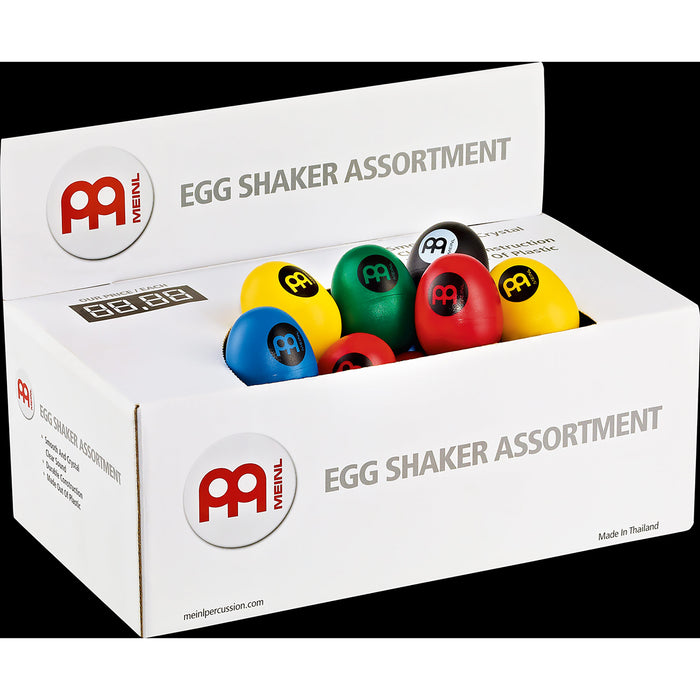 Meinl Plastic Egg Shaker Assortment Box 60 pc