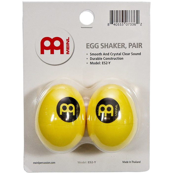 Meinl Egg Shaker Pairs, Yellow
