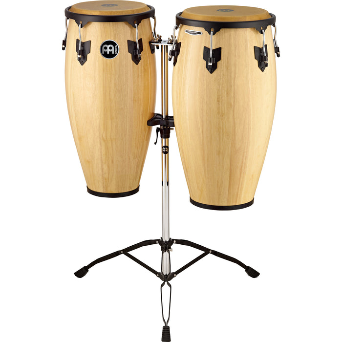 Meinl Headliner Wood Congas 11" & 12" Set, Incl. Stand, Natural