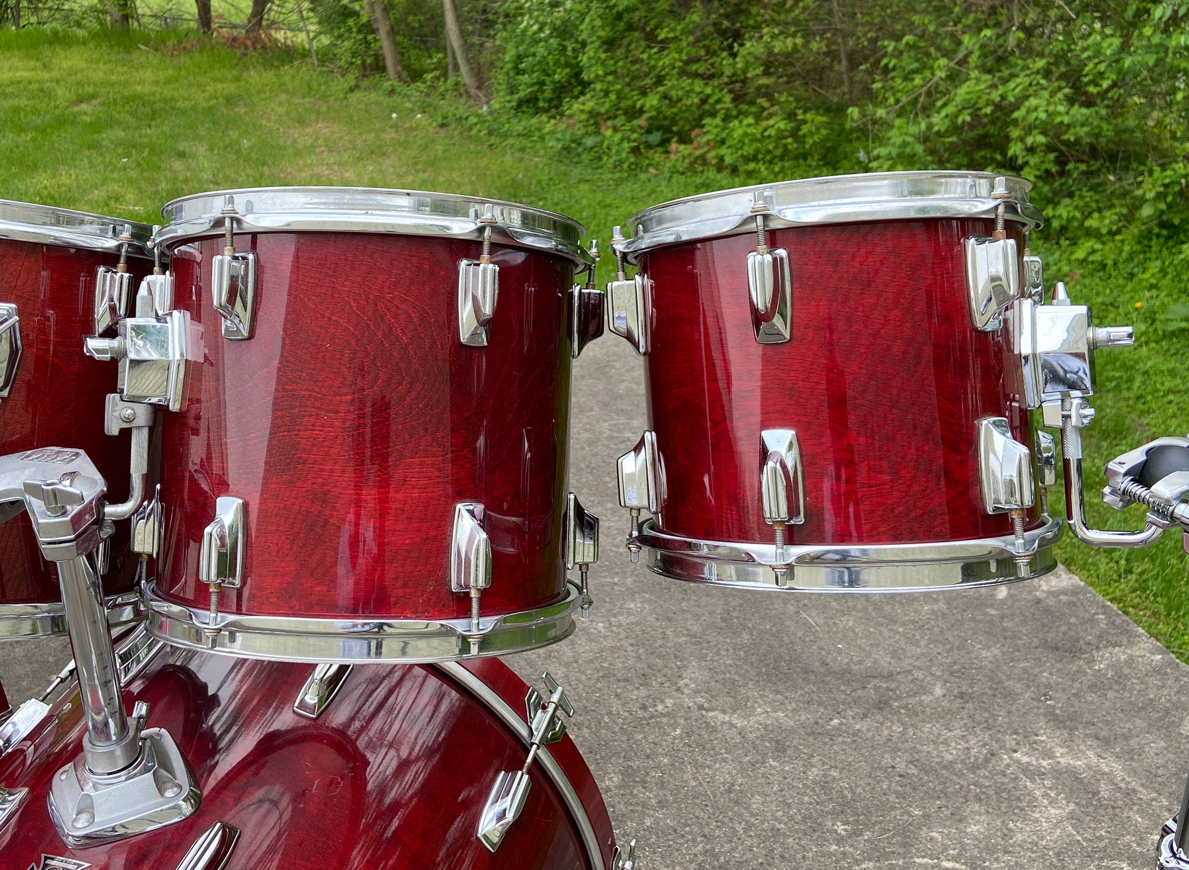 Tama 80s Superstar 9pc Double Bass Shell Pack Cherry Wine — Drums On Sale