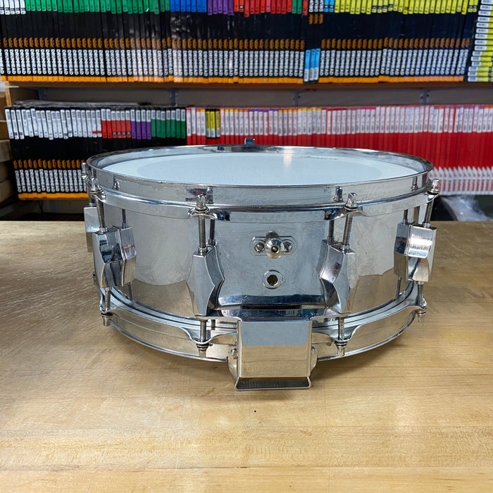 Fibes 5" x 14" Fiberglass Snare Drum - Chrome
