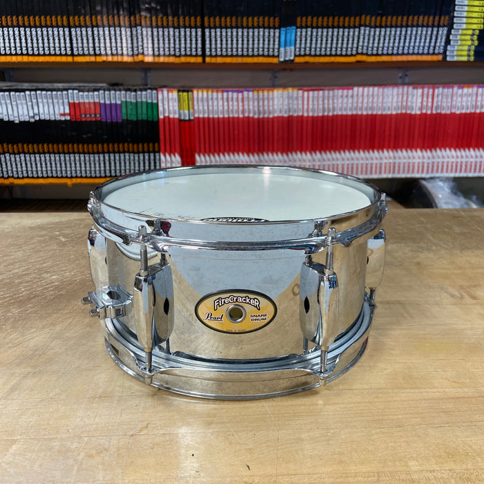 Pearl 10" x 5" Steel Firecracker Snare Drum - USED