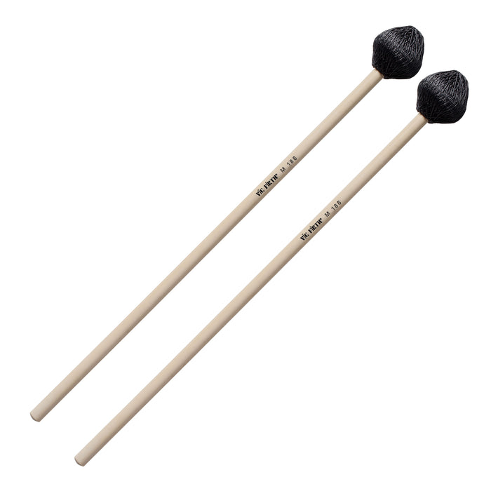 Vic Firth M186 Multi-Application Medium Vibraphone Mallets - Weighted Rubber Core