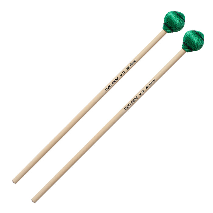 Vic Firth Terry Gibbs Medium Hard Vibraphone Mallets - Green