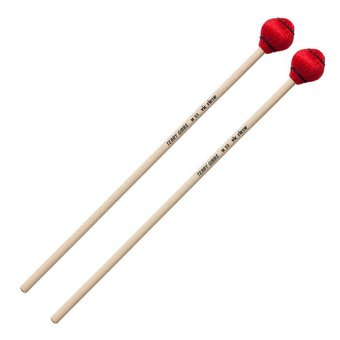 Vic Firth Terry Gibbs Hard Vibraphone Mallets - Red