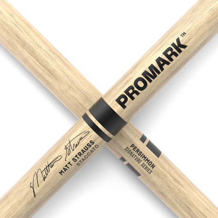 ProMark Matt Strauss Staccato Persimmon Drumstick, Nylon Tip