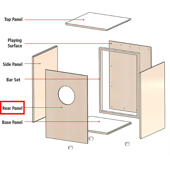 Meinl Back Board Of MYO-CAJ