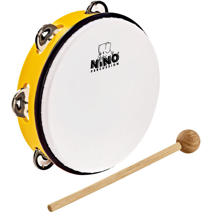 Meinl NINO ABS 8" Jingle Drum, Yellow