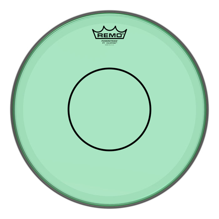 Remo Powerstroke 77 Colortone Green Drumhead 13"