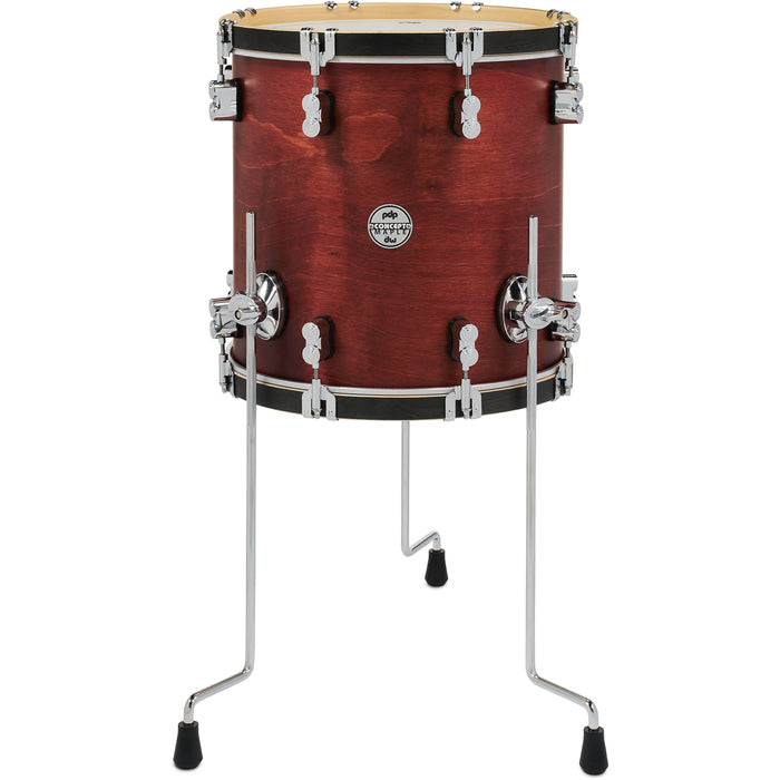 PDP Concept Classic 14X14 Floor Tom Ox Blood Stn