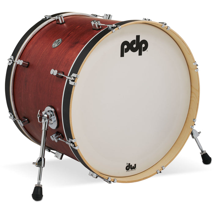 PDP Concept Classic 16" x 22" Bass Drum - Ox Blood Stain