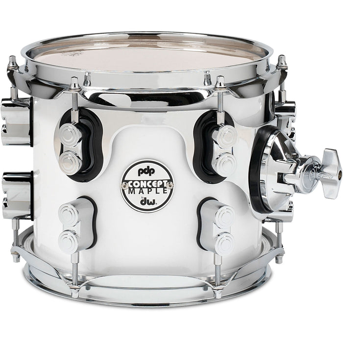 PDP 7" x 8" Concept Maple Tom - Pearlescent White