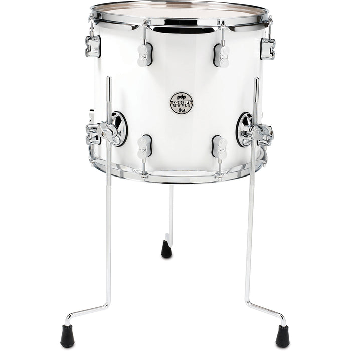 PDP 12" x 14" Concept Maple Floor Tom - Pearlescent White