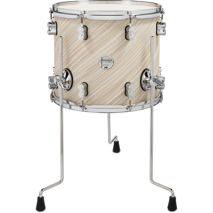 PDP 12" x 14" Concept Maple Floor Tom - Twisted Ivory
