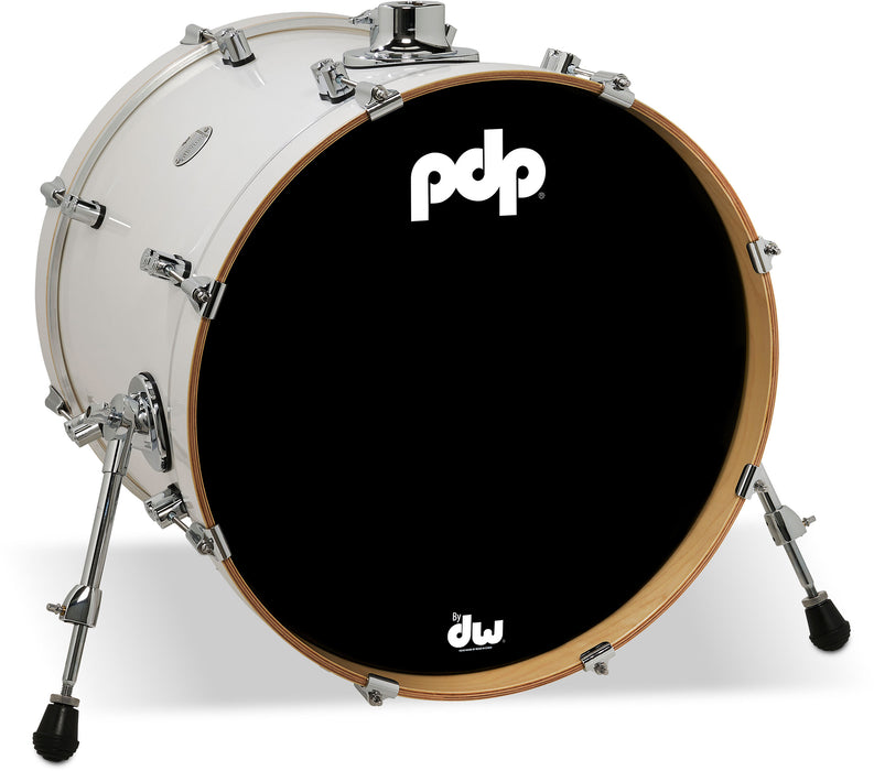 PDP 16" x 20" Concept Maple Bass Drum - Pearlescent White