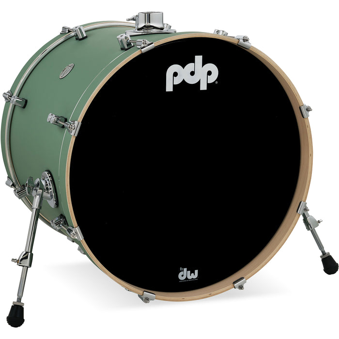 PDP Concept Maple 18" x 22" Bass Drum Satin Seafoam