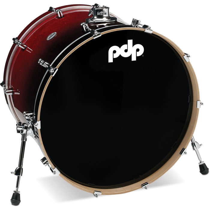 PDP Red To Black Fade - Chrome Hardware 18X24