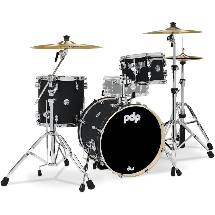 PDP Concept Maple 3pc Bop Shell Pack Ebony Stain