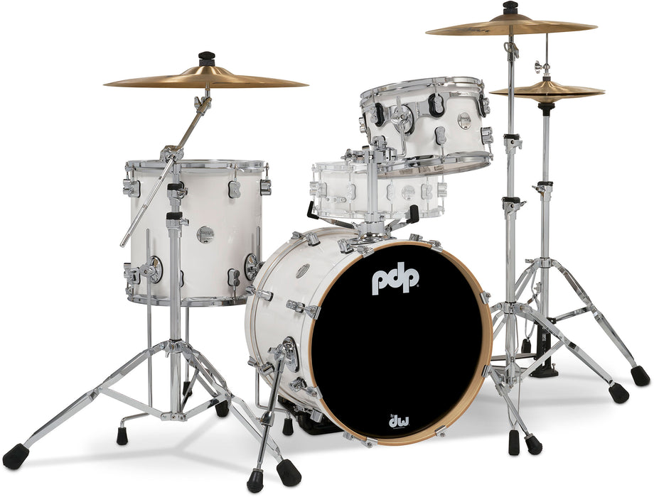 PDP Concept Maple 3pc Bop Shell Pack Pearlescent White