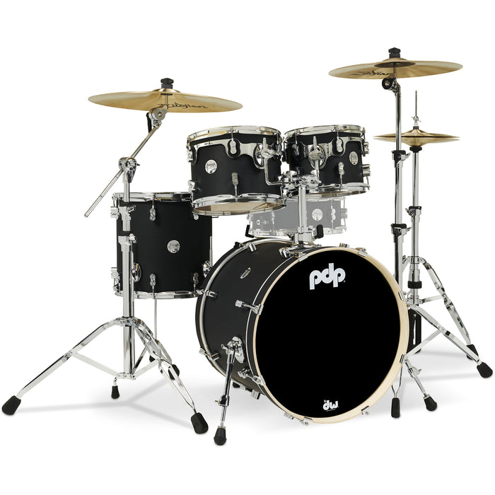 PDP Concept Maple 4pc Shell Pack Satin Black