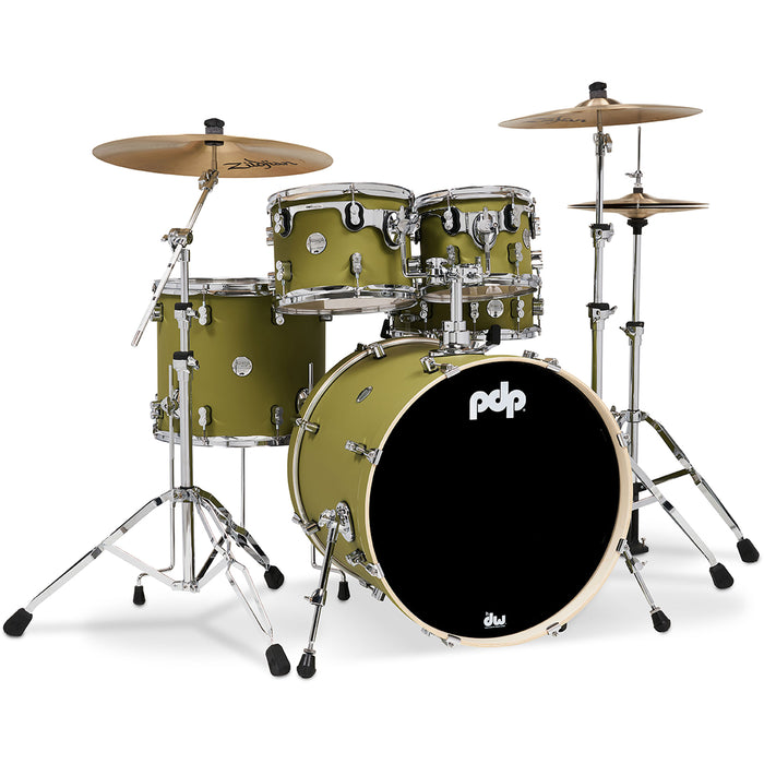 PDP Concept Maple 5pc Shell Pack - Satin Olive