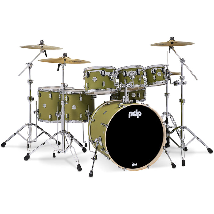 PDP Concept Maple Satin Olive Cr Hw 7Pc