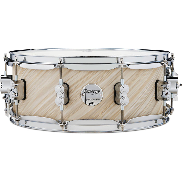 PDP Concept Maple 5.5" x 14" Snare Drum - Twisted Ivory
