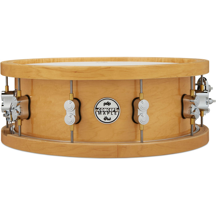 PDP Concept Wood Hoop 5.5" x 14" Maple Snare Drum