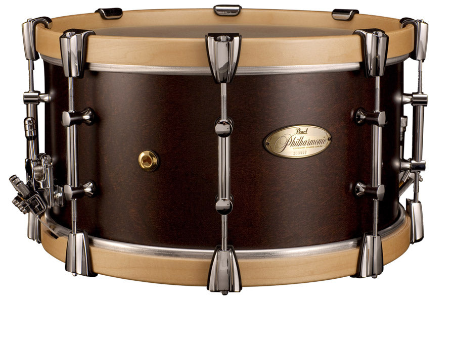 Pearl Philharmonic Snare 15"x8" African Mahogany w/ Maple Hoops