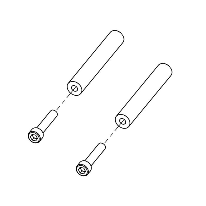 Ludwig Atlas Arch Attachment Posts w/ Screw - 2pc