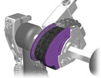 Pearl Original Eliminator Purple Cam w/ Aggressive Action