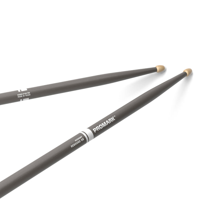 ProMark Rebound 5B Painted Gray Hickory Drumstick, Acorn Wood Tip