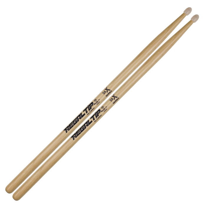 Regal Tip 5AX X-Series Drum Sticks - Nylon Tip