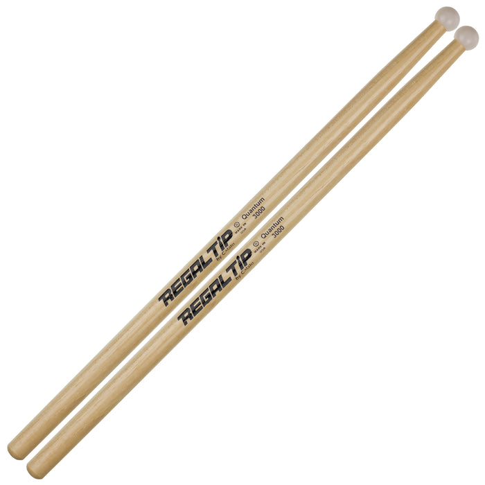 Regal Tip QUANTUM 3000 Classic Hickory Drum Sticks - Nylon Tip