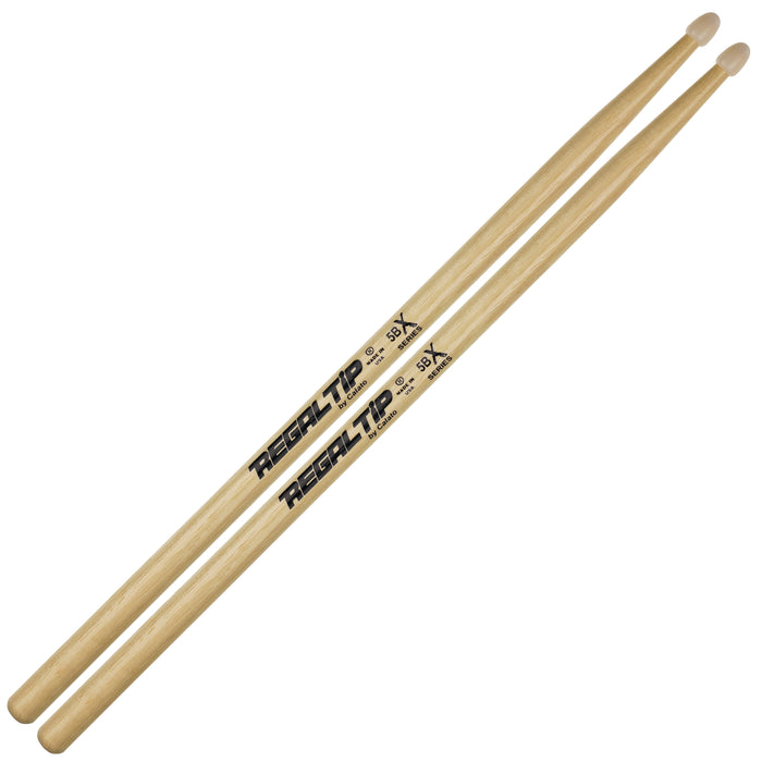 Regal Tip 5BX X-Series Drum Sticks - Nylon Tip