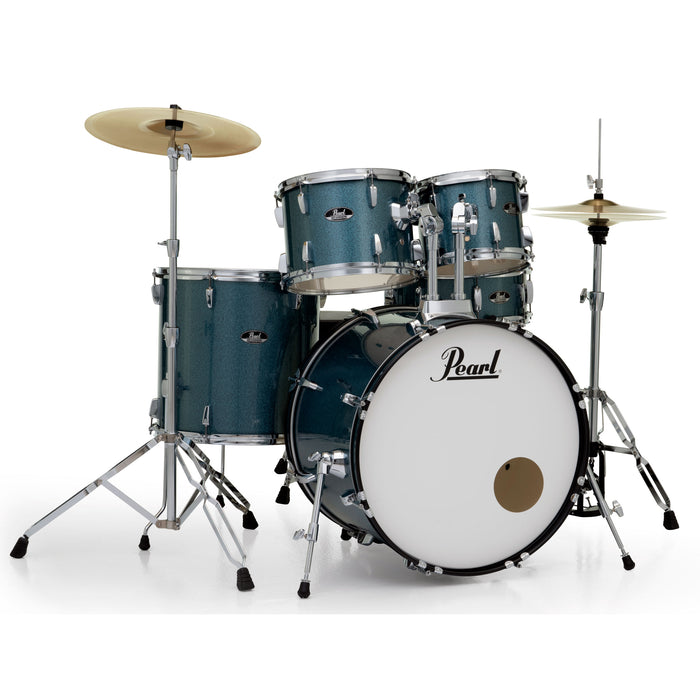 Pearl Roadshow 22" Complete Drum Kit w/ Cymbals - Aqua Glitter