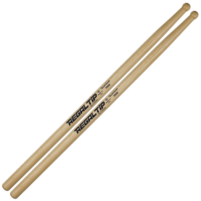 Regal Tip QUANTUM 3000 Classic Hickory Drum Sticks - Wood Tip