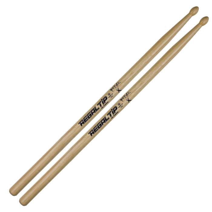 Regal Tip METAL X X-Series Drum Sticks - Wood Tip