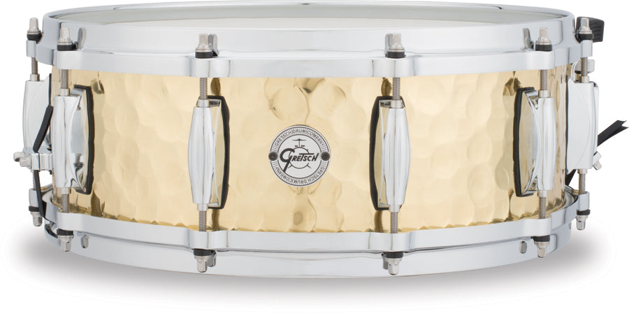 Gretsch Silver Series Snare Drum - 5" x 14" Hammered Brass Shell