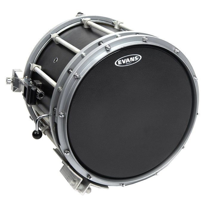 Evans 13" Hybrid-S Marching Snare Drum Batter Head - Black