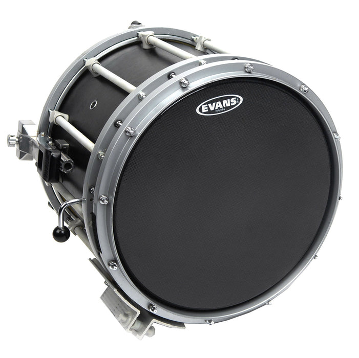 Evans 14" Hybrid-S Marching Snare Drum Batter Head - Black