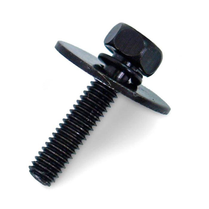 M4 x 18mm Black Screw with Washer