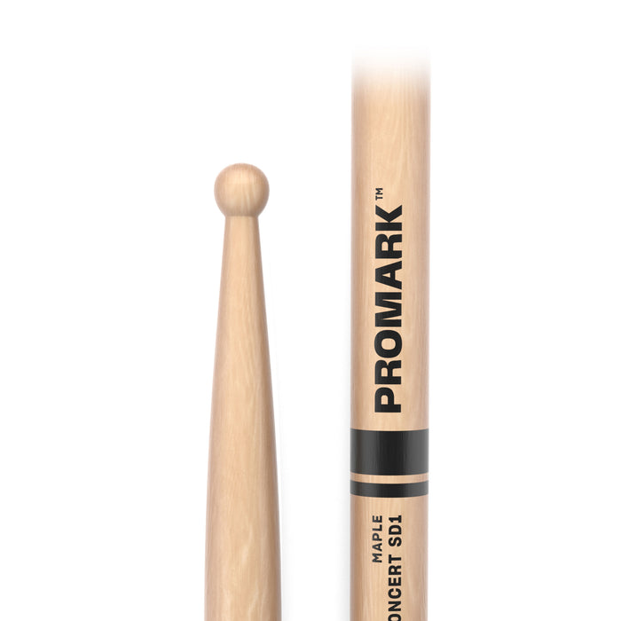 ProMark Concert SD1 Maple Drumstick, Wood Tip