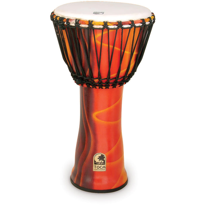 Toca Freestyle Rope Tuned 12" Freestyle Djembe, Fiesta
