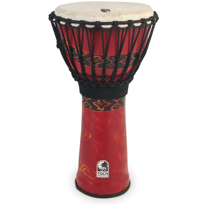 Toca Freestyle Rope Tuned 12" Synergy Freestyle Djembe, Bali Red