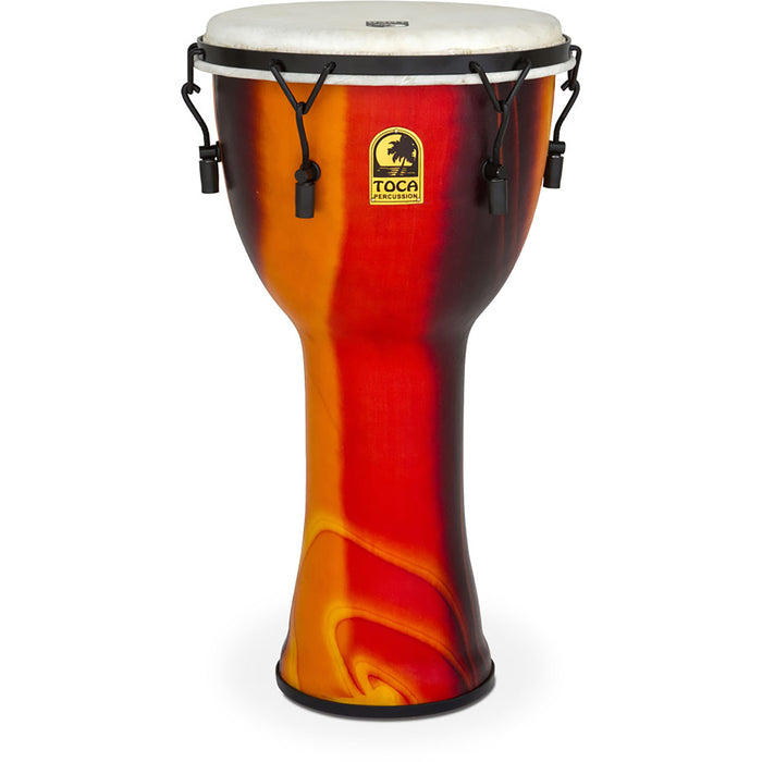 Toca Freestyle Mechanically Tuned 12" Djembe, Extended Rim, Fiesta